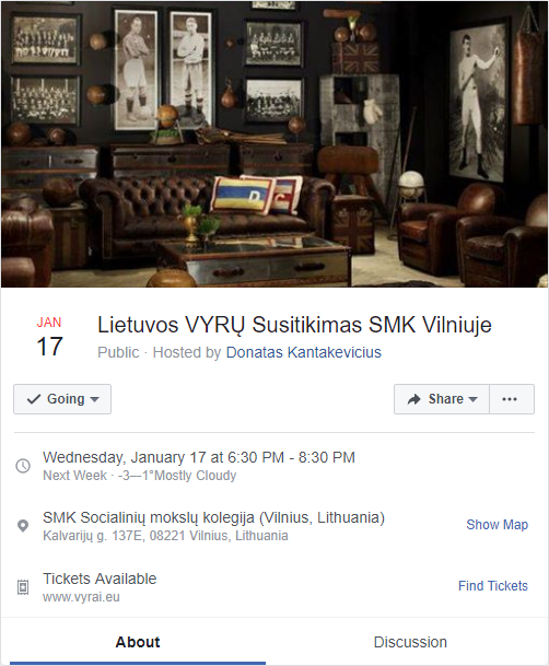 Lietuvos vyrų susitikimas | vyriskumas.eu